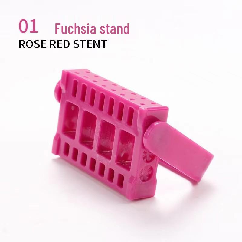Nail Polishing Head Storage Box and Display Stand for Various Styles