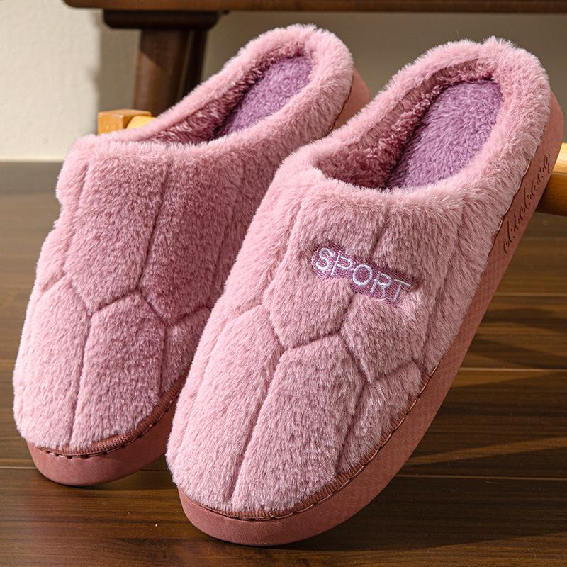 New Cotton Slippers Mao Mao Slippers Confinement Drag Home Hospitality Shake Fast One