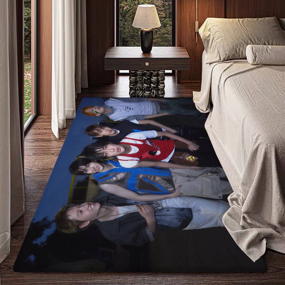 KPOP C-cORTIS Floor Mat Rectangle Anti-slip Home Soft Badmat Front Door Indoor Outdoor Mat Welcome Doormat