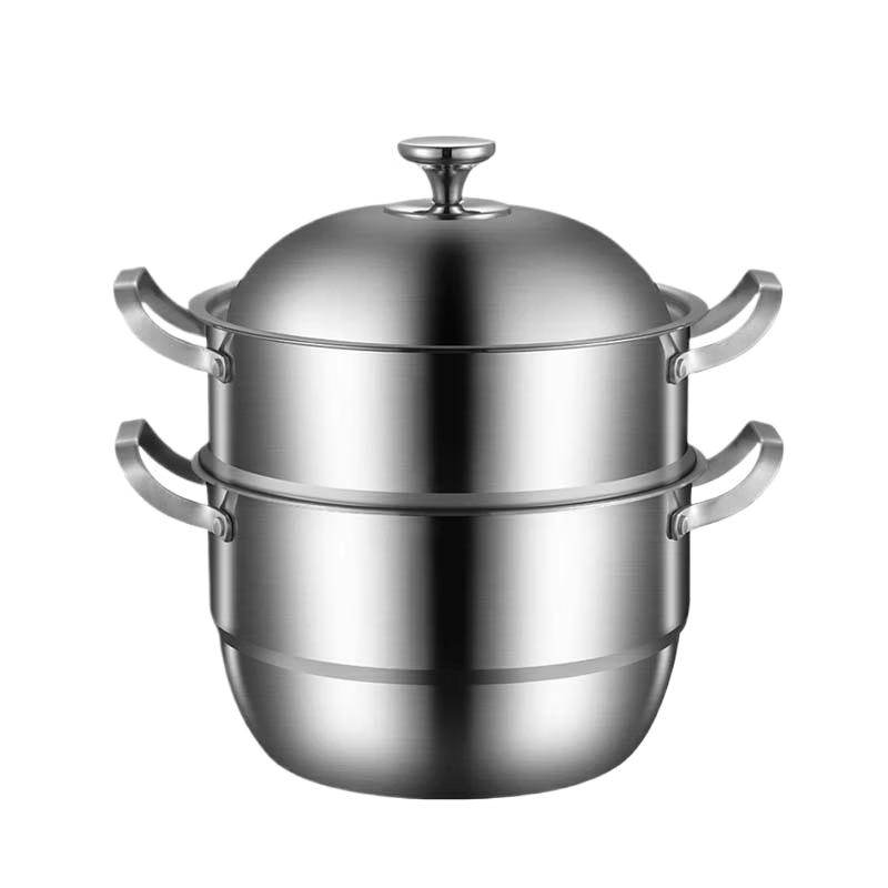 

Sulete 316 Stainless Steel 36cm Double-Layer Steamer & Soup Pot