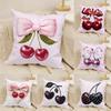 Ins girly heart cherry Pillow Case Home Living Room Decoration Linen Pillow Cases Cushion Cover