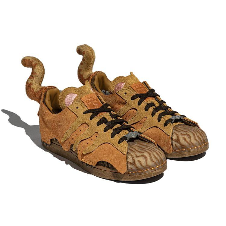 adidas Superstar Melting Sadness CNY Brown (2022) Unisex Sneakers Light-Brown Orange HP8722