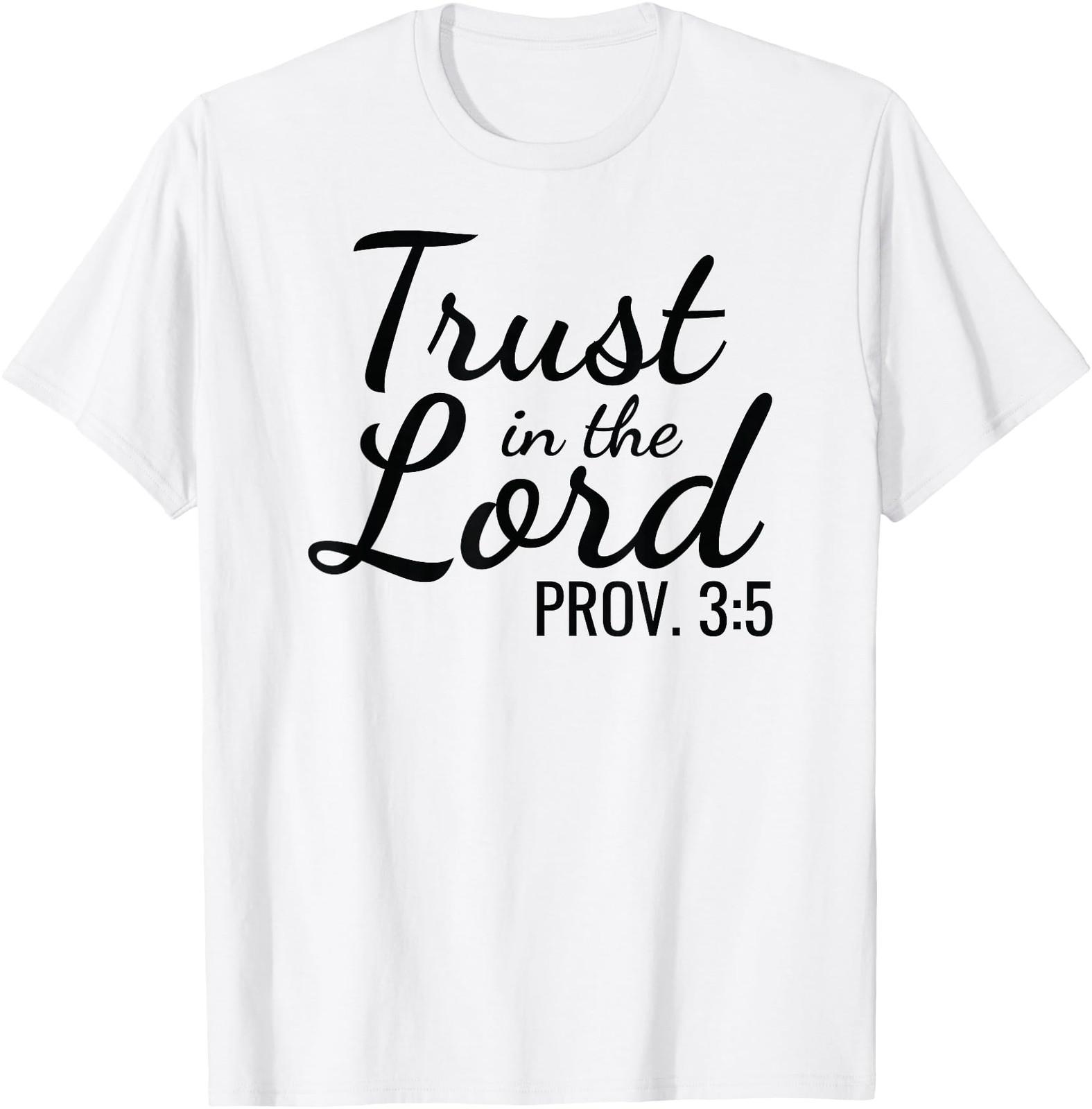 Trust in the Lord - Christian T-Shirt S разноцветный