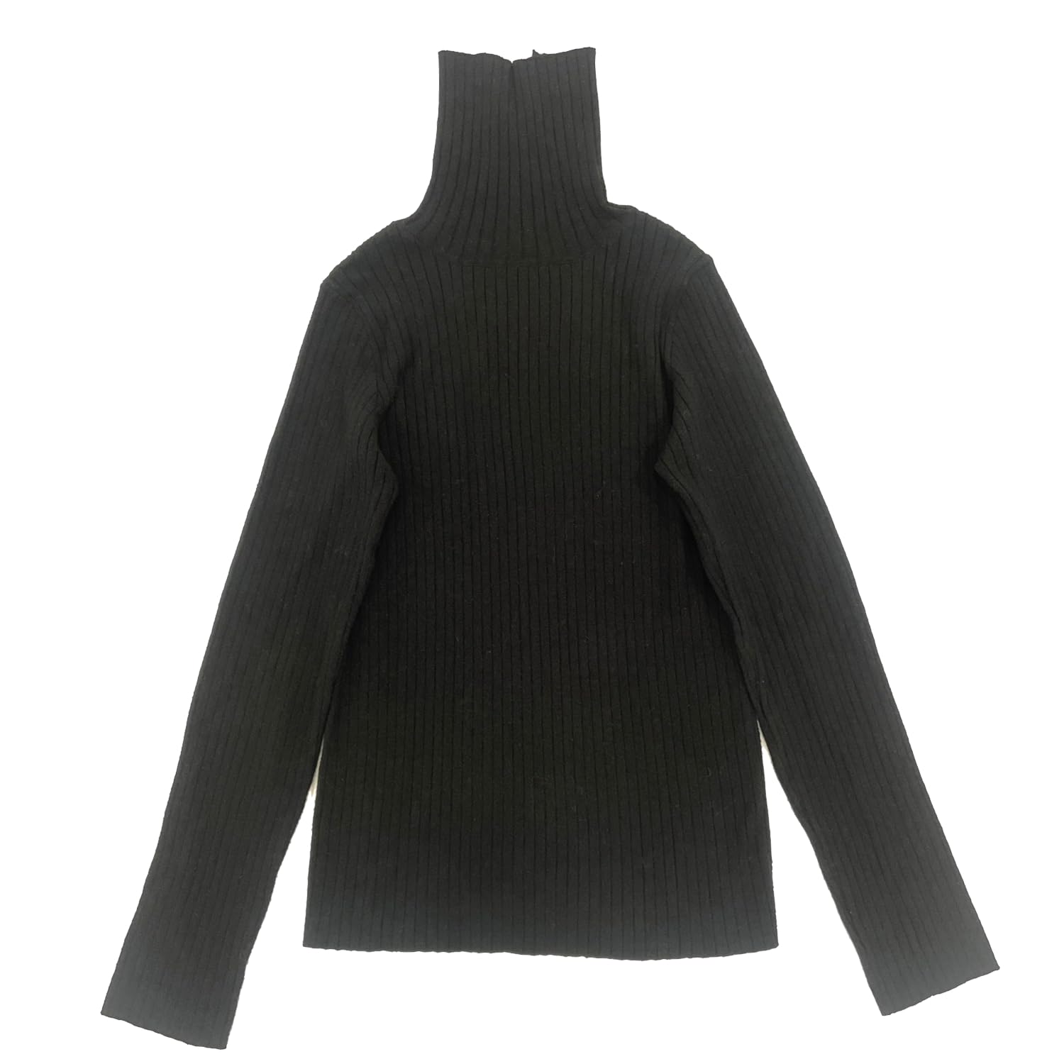 

Yumetenbo Long Sleeve Colorful Rib Turtleneck Knit Top for Women in Their 30s, 40s, and 50s. Long Sleeves, Fall, Spring, and Winter.