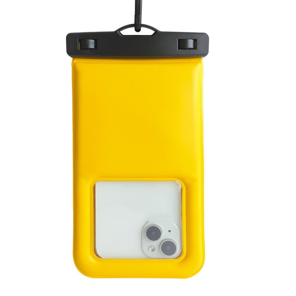

IPX8 Mobile Phone Waterproof Bag Songkran Swimming Waterproof Phone Bag Beach Diving yellow