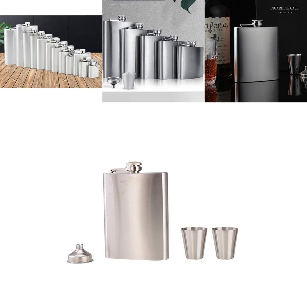 Premium Stainless Steel Hip Flask Lightweight Retro Design For Outdoor Use