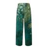 Men's Knitted Fashion Print Pocket Casual Pants Pajama Pants