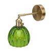 Wall Sconce Glass Lampshade Minimalist Aluminum Alloy Vintage Wall Lamp for Cafe Bedroom Restaurant
