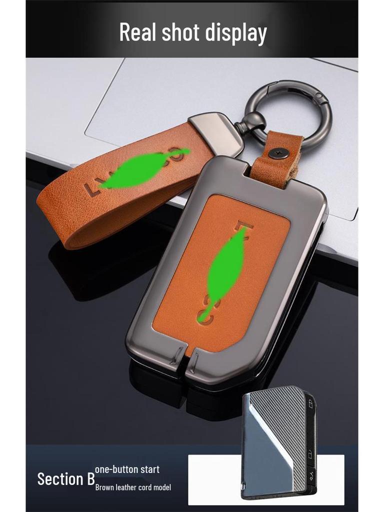 Lynk&Co 03/03+ Key Case for 01PHEV/05/06 High-End Versions - Protective Car Key Shell Modification