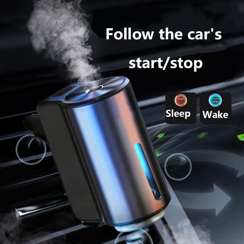 Type-C Rechargeable Car Air Freshener Automatic Mist Long-Lasting Fragrance Portable Car Air Freshener Starts/Stops with the Car