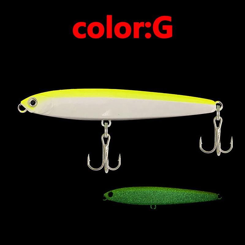 

Дальний заброс Тонущий карандаш Ложная приманка Жесткая приманка 10G/14G/18G/24G Road Runner Приманка Warp Bass Мандариновый окунь as the picture