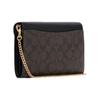 Coach Mini Jamie Camera Bag Signature Canvas Brown Black Gold Hardware C7301-IMAA8