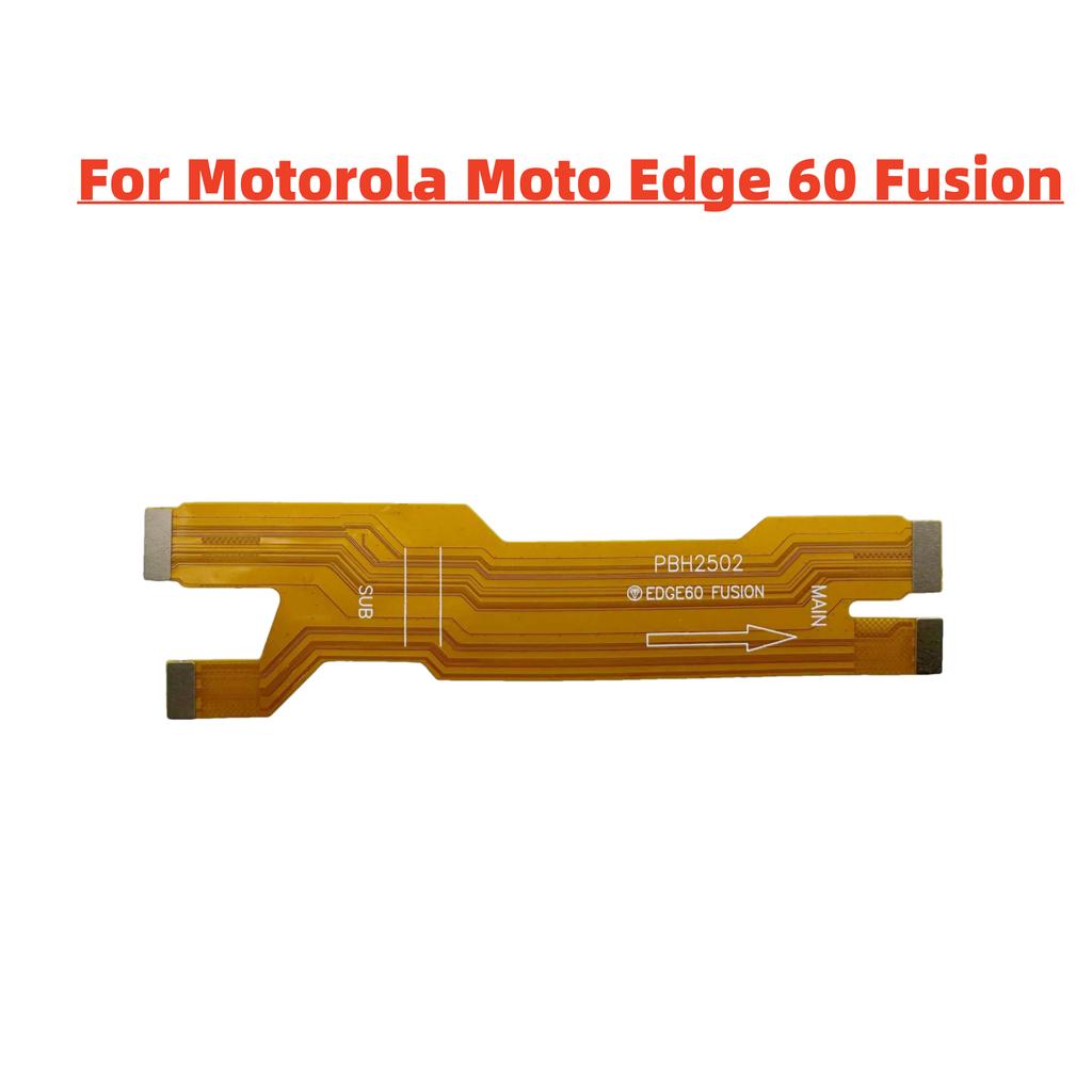 USB Dock Connector Board Charging Port Power Volume Button SIM Card Mainboard Flex Cable For Motorola Moto Edge 60 Fusion