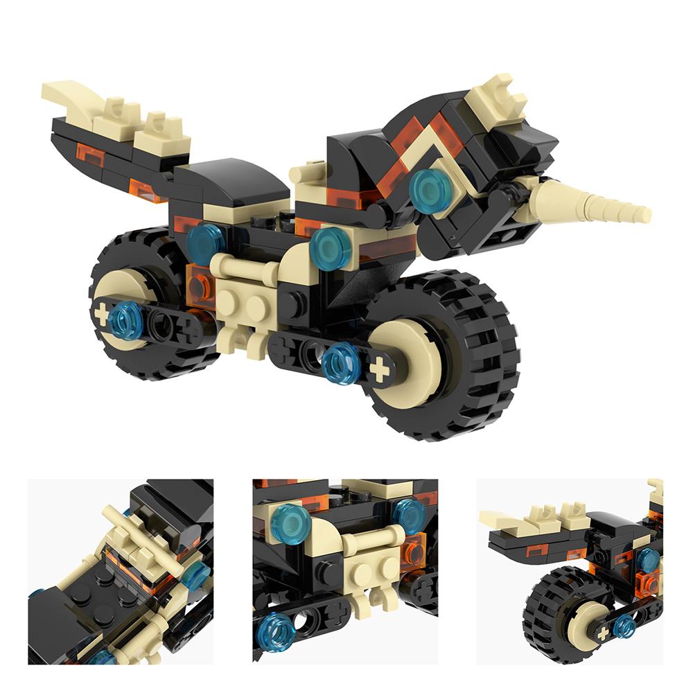 MOC Spiel Figuren Brickheadz Link Steine Motorrad Fahrzeug Kompatible Bausteine Spielzeug Für Kinder Erwachsene Freunde Geschenk Medol