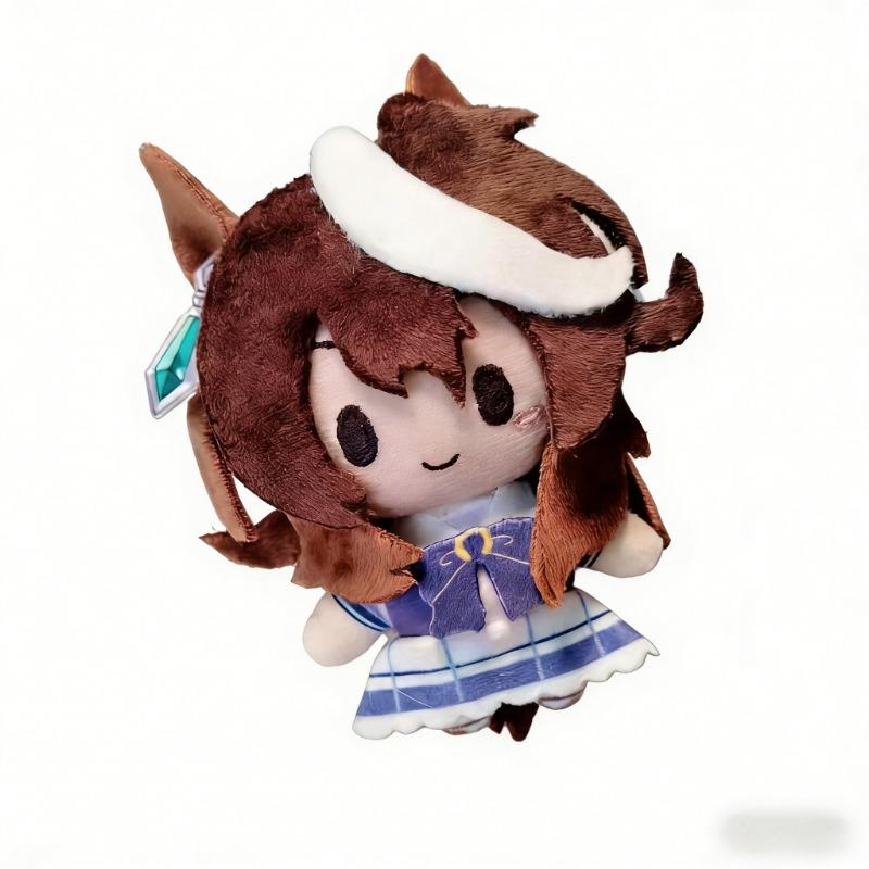 Kawaii Uma Musume Oguri Cap 10cm Pluche Speelgoed, Hoge Verschijning Anime Figuur Pop, Perfect Cadeau Voor Game Fans 10cm