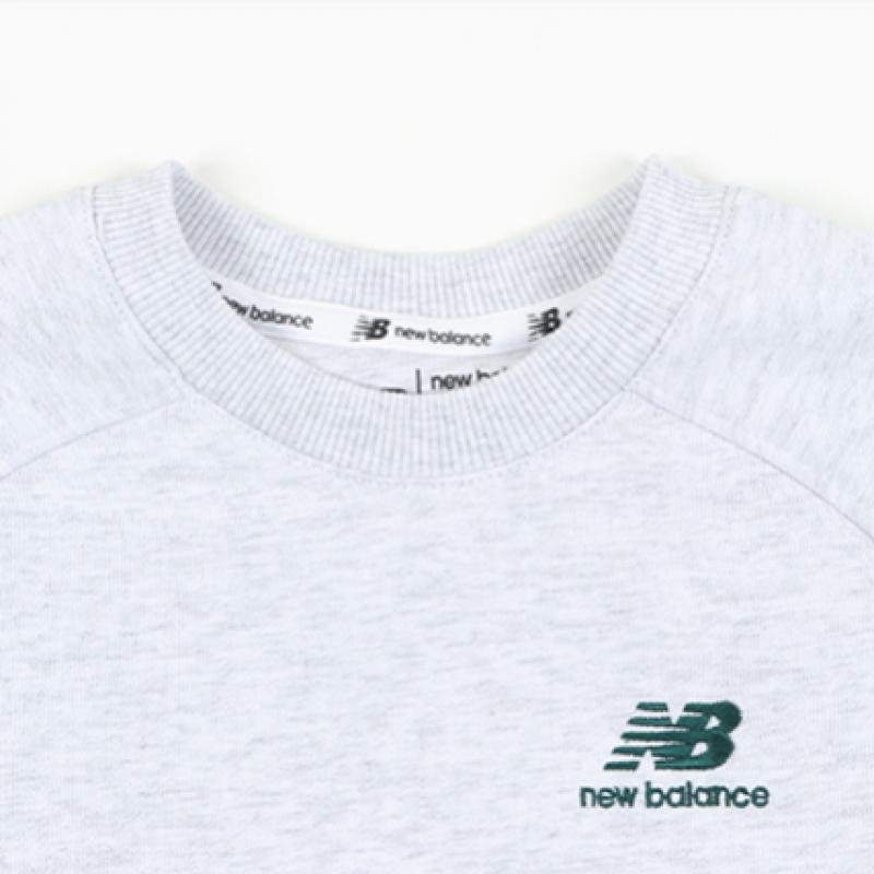 New Balance Kids 3pcs Sweat Setup  Melange Gray