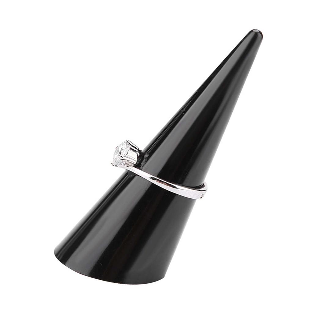 5 Stück Einzel-Finger-Display Halter Vitrinenständer Schmuck s (Weiß)