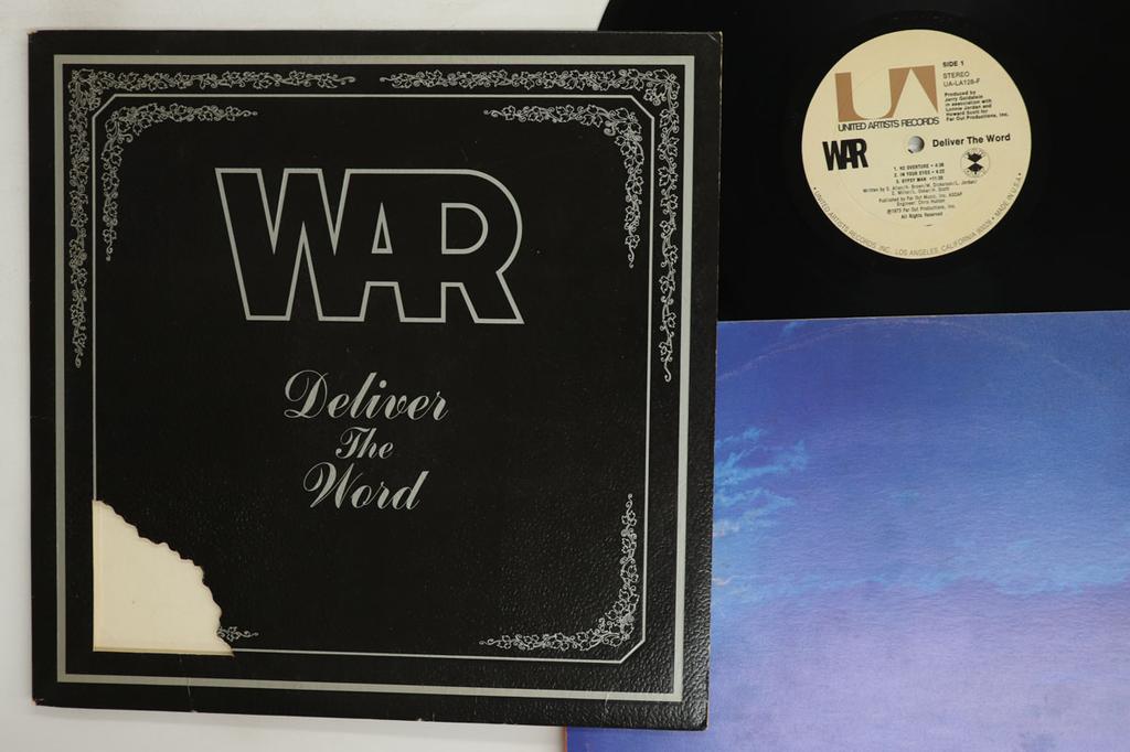 LP Record WAR Deliver The Word Die Cut Sleeve UALA128F UNITED ARTISTS 1973 US SoulFunk Used