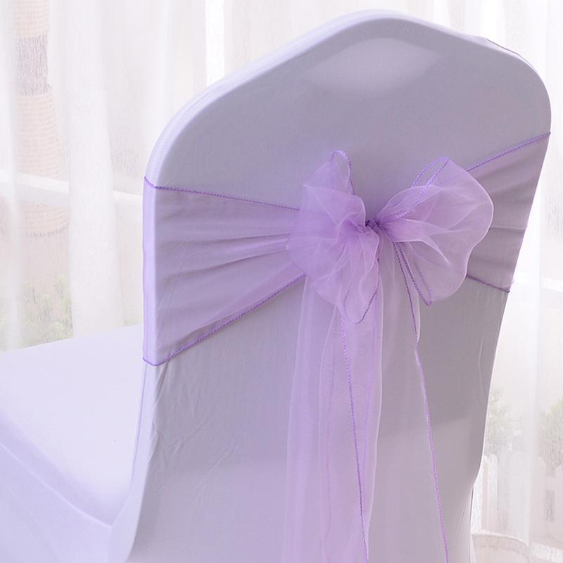 1 Pcs Lace Chair Sashes Elegant Premium Quality Chair Ribbons Bows Chairs Tie Back Chairs Decoration For Wedding Banquet Party