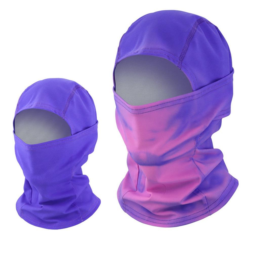 Breathable Color Changing Balaclava Temperature Sensitive Sun Protection Headwear Outdoor Riding