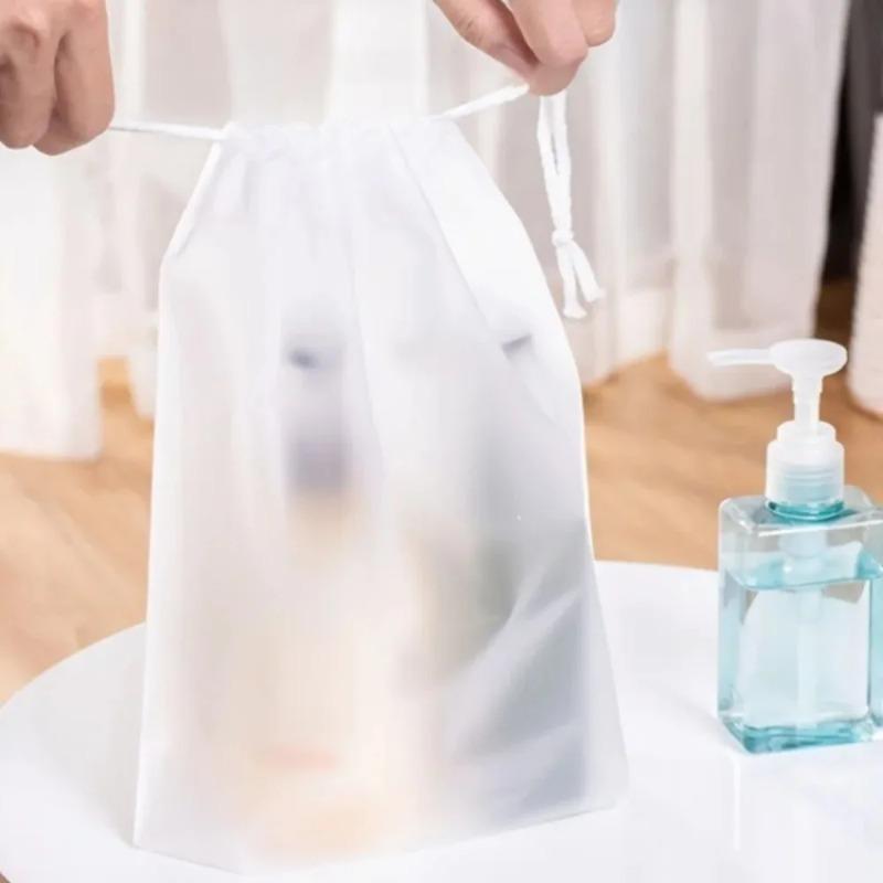 10/20Pcs Waterproof Drawstring Storage Bag, Ideal for Matte Travel and Finishing - Suitable for Clothes, Shoes, Cosmetics