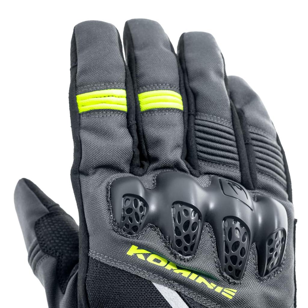 Komine Motorcycle Gloves Protect WP Winter Size S GK-857 Gloves, Black,