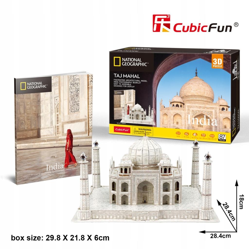 Cubic fun puzzle 3d przestrzenne taj mahal india 87 elementów ds0981