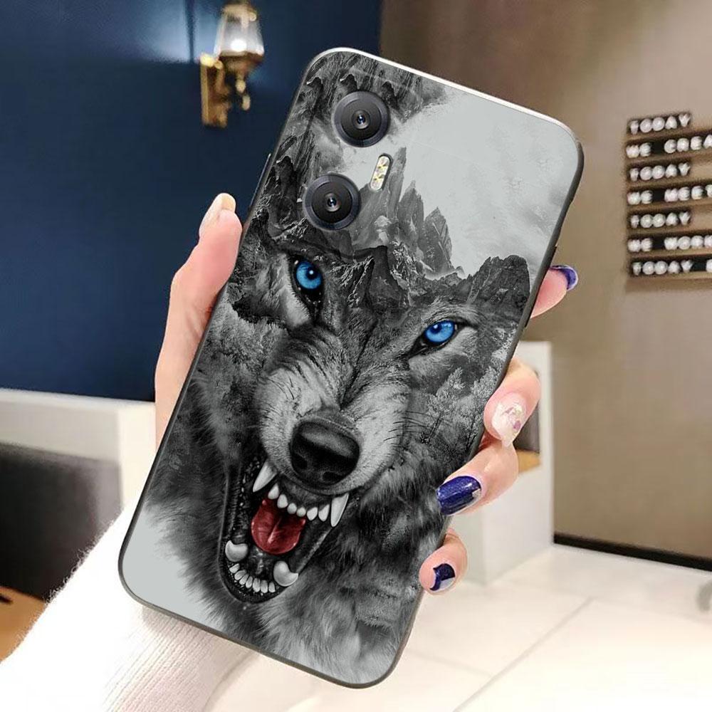 Dragon Tiger Wolf Cover Phone Case For Infinix HOT 60 50 10 10I 10S 11 12 12I 20I 20S 30I ZERO X 20 30 40 Silicone Case Shell