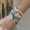 Bohemia Starfish Conch Beads Bracelet For Women Handmade Irregular Crystal Stone Beaded Bracelet Summer Beach Party Jewelry Gift