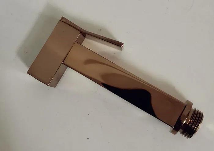brass Toilet Bidet Faucets polish Rose Gold Bidet sprayer Brass Bathroom Shower Blow-fed Spray Gun Nozzle Single Cold Water Taps