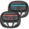 Racing Wheel Steering Wheel Pack for Switch 2 JoyCon Controller Attachment Black Accessory,