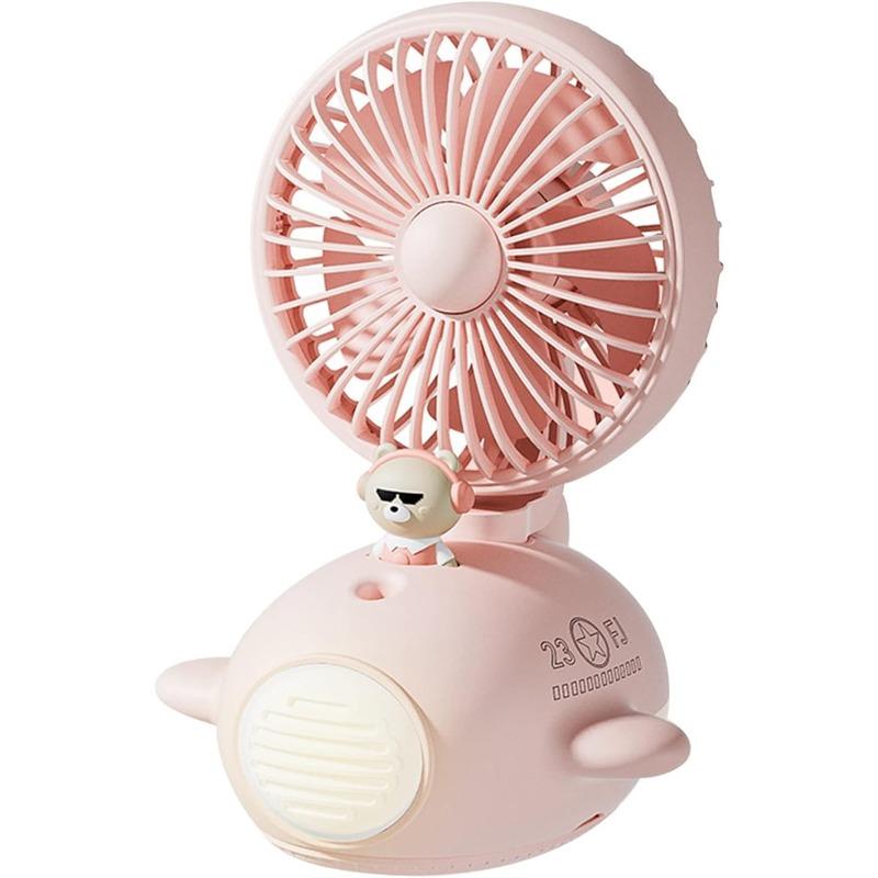 

Распылительный охлаждающий вентилятор, шумоподавление, симпатичный увлажнитель воздуха, настольный вентилятор, резервуар для воды 150 мл, деликатный распылитель, зарядка через USB для офиса (зеленый) розовый