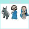 Jesus Plush Toy 32cm/12.6in Cartoon Style Crystal Ultra Soft Customizable Design