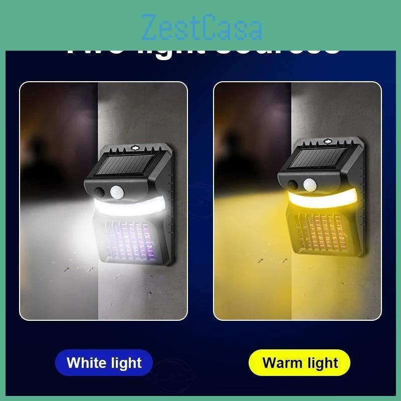 Wall Led Solar Mosquito Killing Light Intelligent Sensing Outdoor Courtyard Lamp