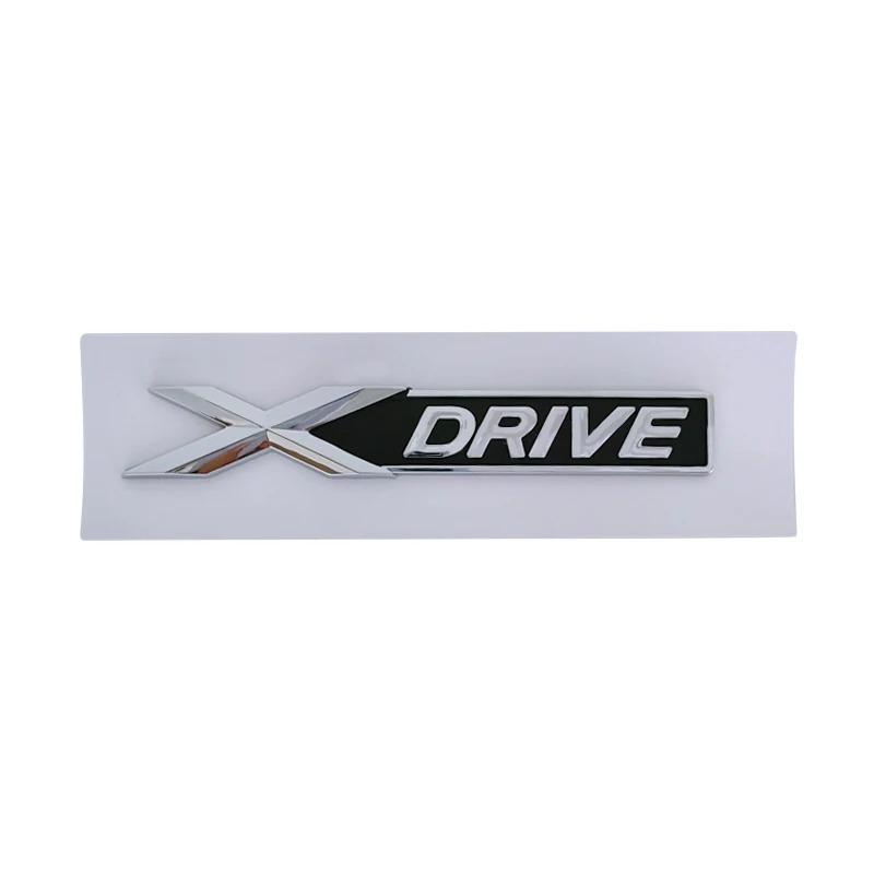 3D ABS Car Rear Trunk Emblem Badge Nameplate Xdrive Sticker For BMW Xdrive Logo 328i 320d 320i 530d 525d E60 F10 G20 Accessories Yk2
