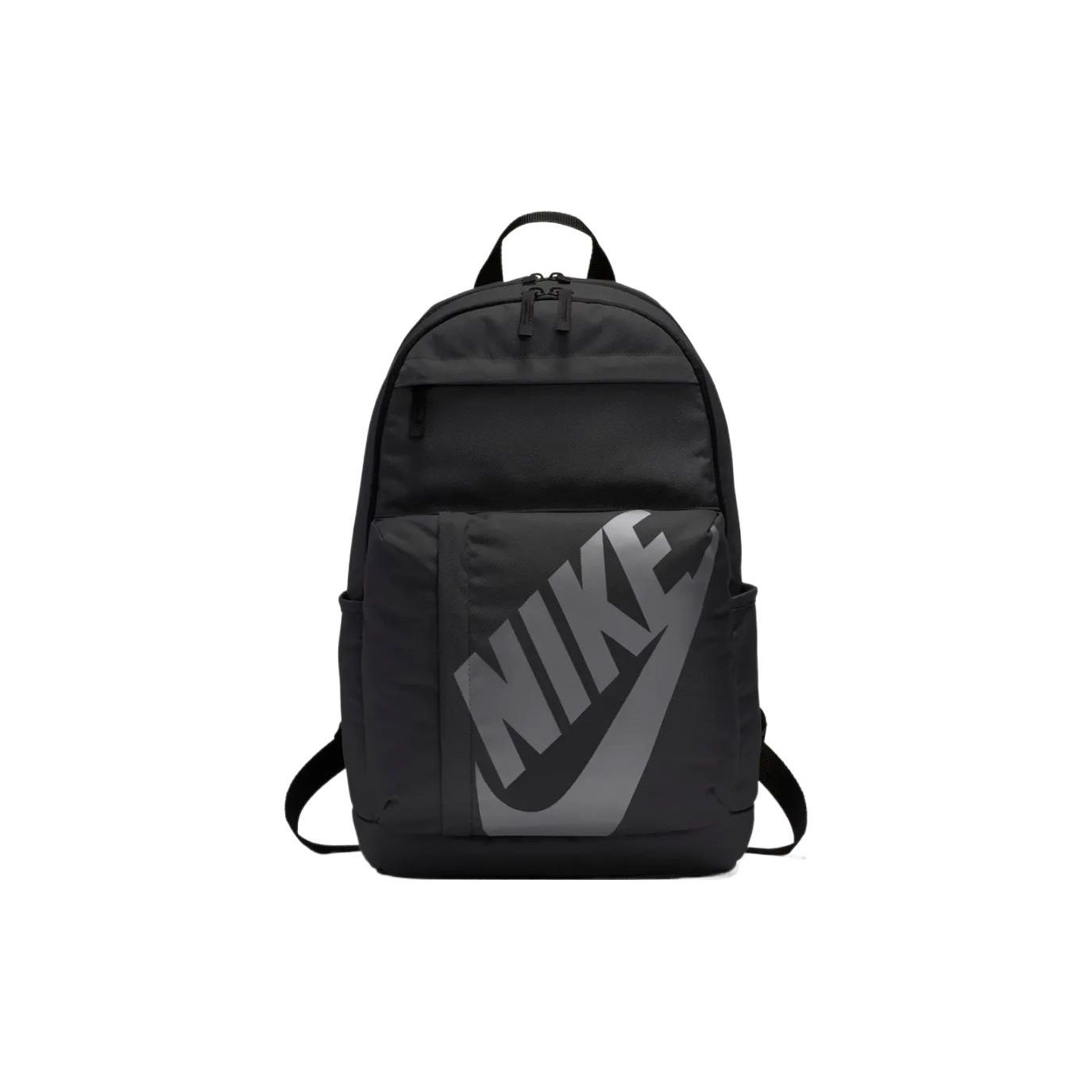 

Nike Large Logo Casual Zipper Backpack Unisex Backpacks Black BA5381-010 Black