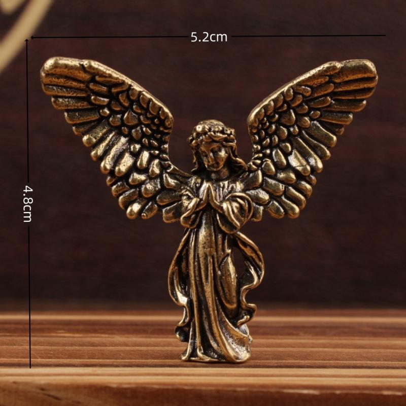 Ornamento ad Ali d'Angelo in Ottone - Piccolo Creativo Venditore Top del Mercatino