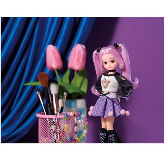Takara Tomy Licca Doll LD-11 Cool Kuromi Licca Doll - Dress-Up Pretend Play Toy for Ages 3 and Up