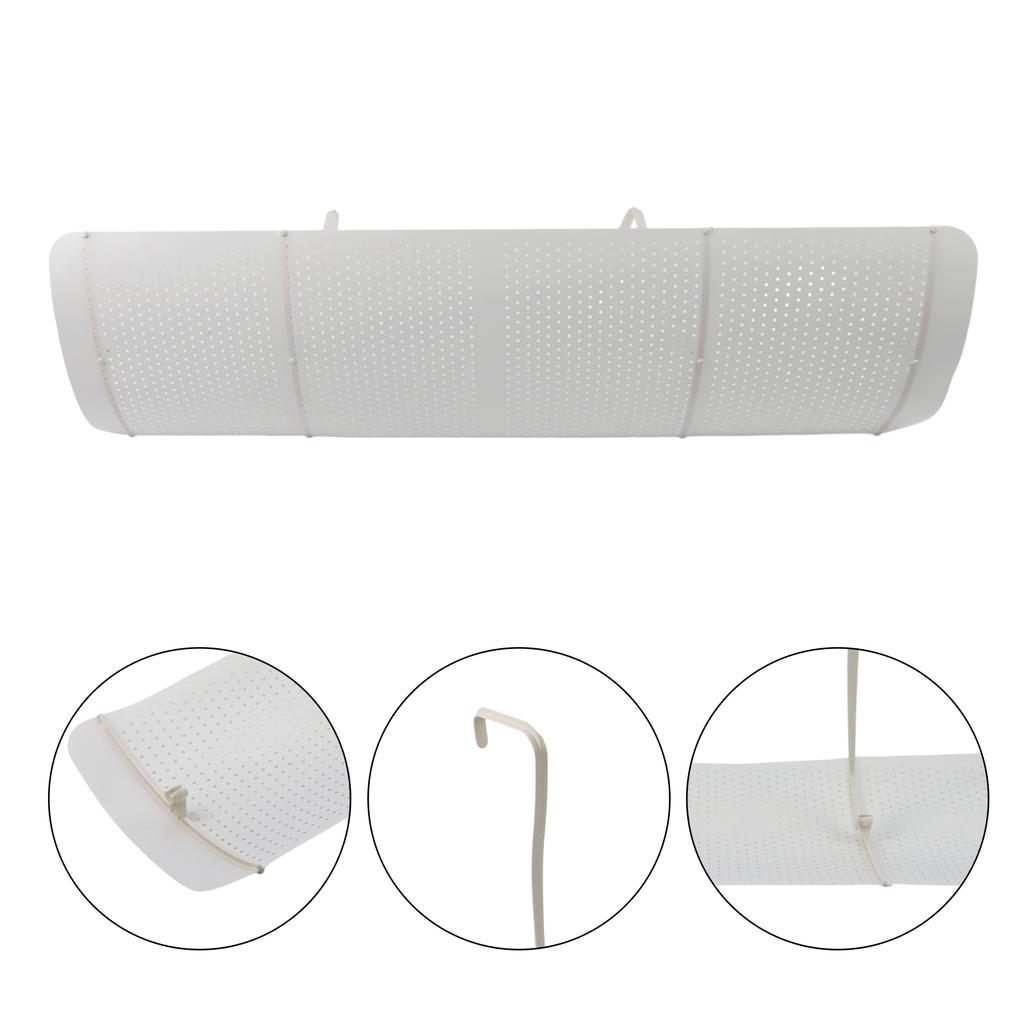 Air Conditioner Wind Deflector 90x27cm Adjustable Air Conditioning Windshield Anti-Direct Blowing Retractable Outlet Baffle