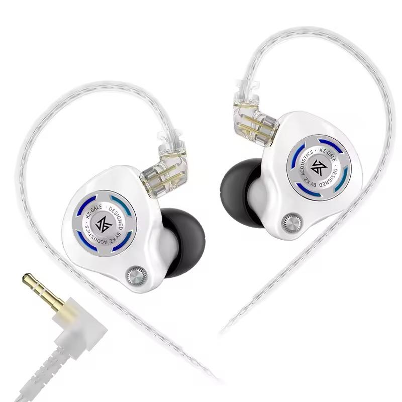 KZ Gale In-Ear Gaming Earphones E-sports Bass Metal Earbuds for Video Game Stage Live Sound Headphones