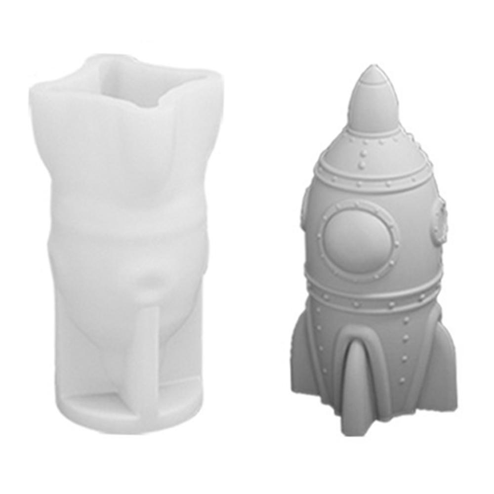 

A101C-3 Medium Rocket Shape Fondant Mold Space Theme Silicone DIY Cake Decorating Tool (BPA Free,No FDA) A