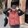 Down cotton vest women's autumn and winter new fashion vest small warm short coat tide