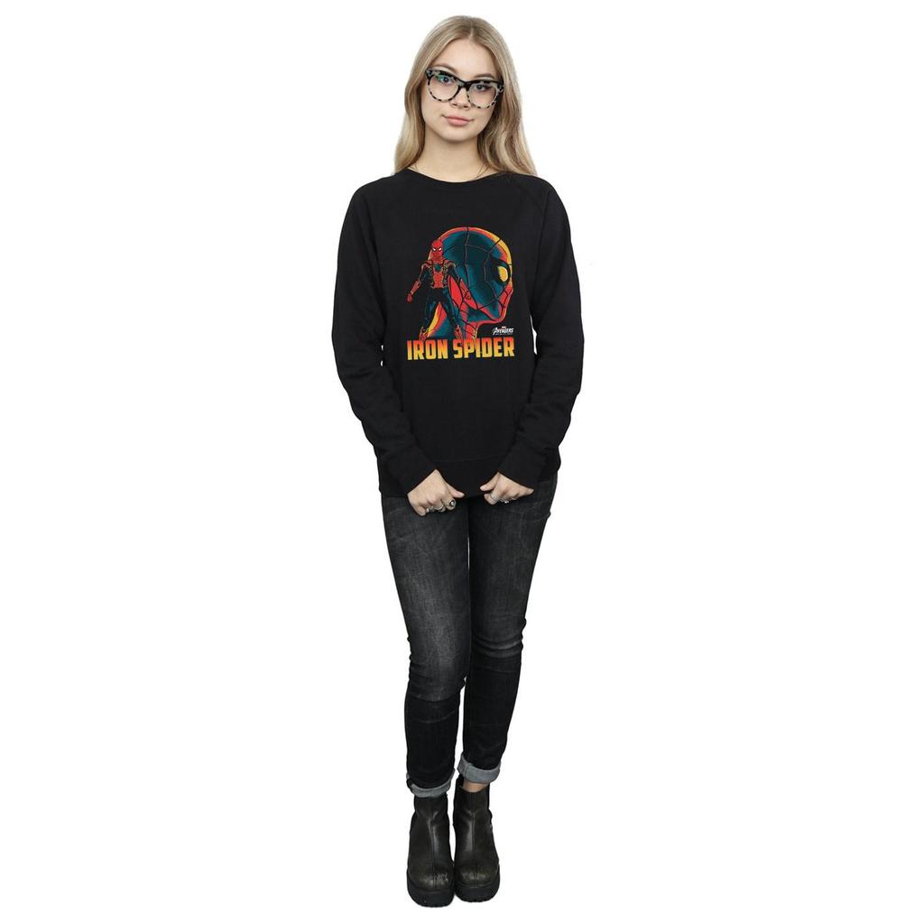 Marvel Womens/Ladies Avengers Infinity War Iron Spider Character Sweatshirt