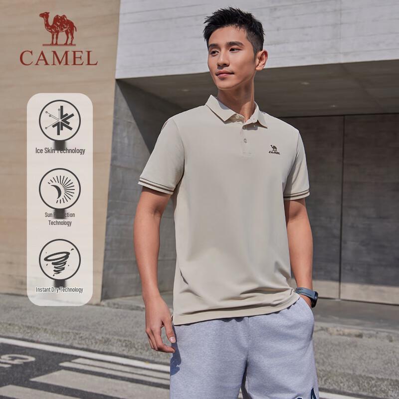 

CAMEL Men s Ice-Cool Quick-Dry Polo Shirt XL(180/100A)