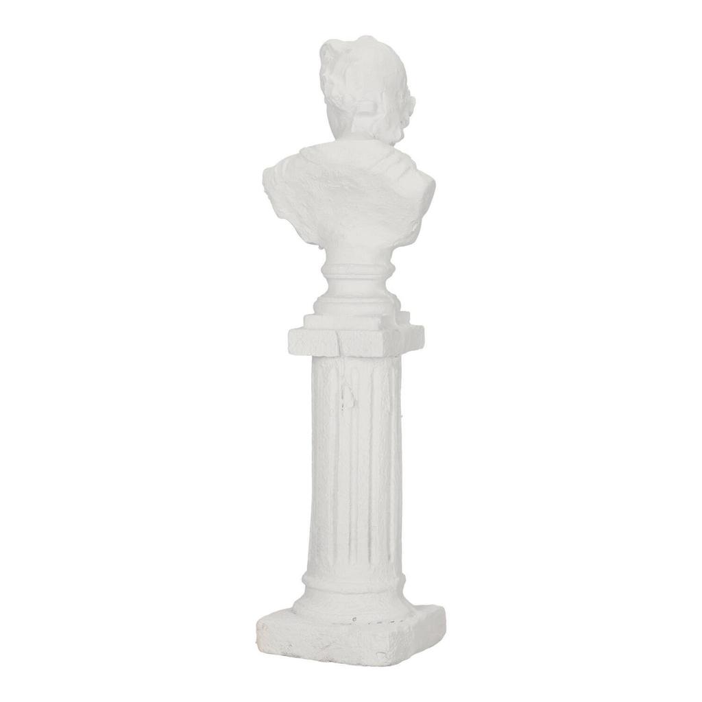 DECORATIVE FIGURINE white bust of Magnesia