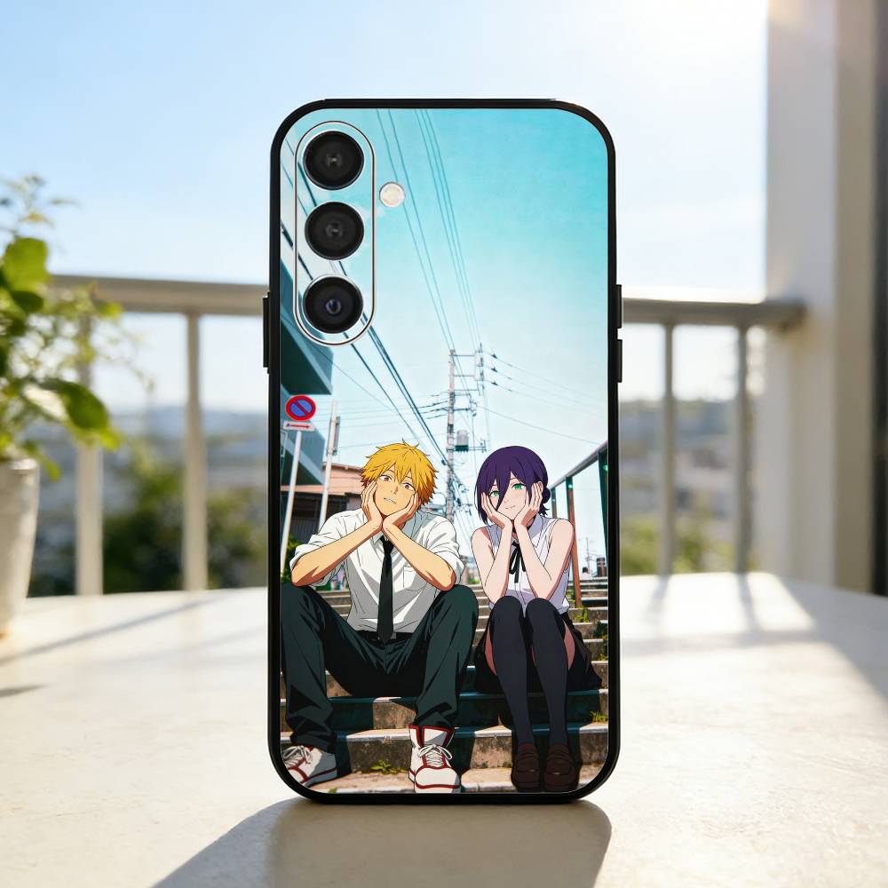 Cool Anime R-Reze Phone Case For Samsung A73,72,71,53,52,51,22,91,80, Soft Black Cover