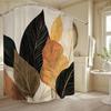 A Bathroom Shower Curtain, Perfect for Enjoying Autumn Foliage During Hikes, Featuring 12 Hooks And Measuring 70.87*70.87inch