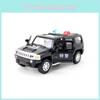 Suv Alloy Simulation Police Car Sedan Model Toy With Double Opening Doors