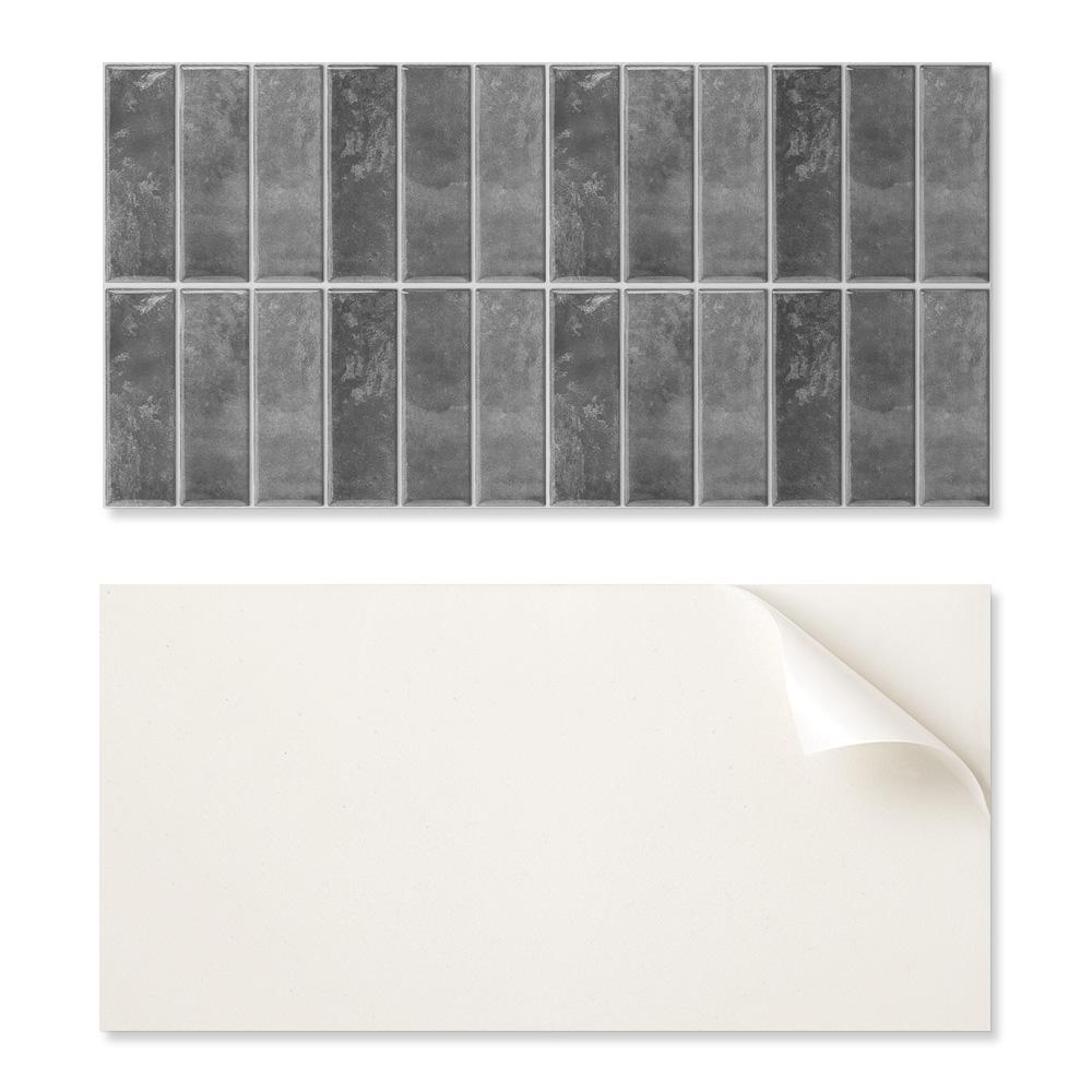 Panel Dekoracyjny Winylowy Samoprzylepny Z Nadrukiem 100X50 Cm Geometryczny Układ Płytek