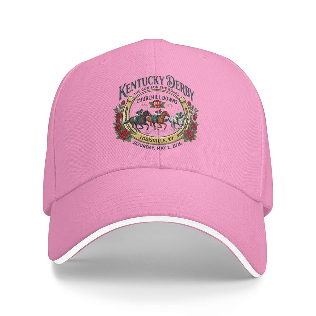 Baseball Caps Kentucky Derby Horse Racing Trending Customized Unisex Women Sport Spring Hats